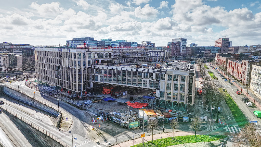 Huis voor de Stad in aanbouw